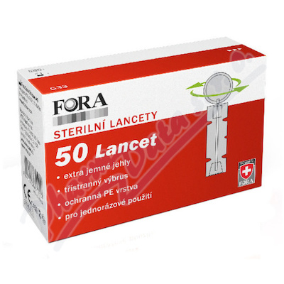 Lancety ke glukometru FORA Diamond 50ks