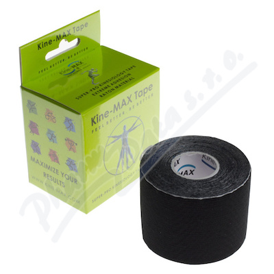 Kine-MAX SuperPro Ray kinesiology tape čern.5cmx5m