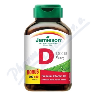 JAMIESON Vitamín D3 1000 IU tbl.240