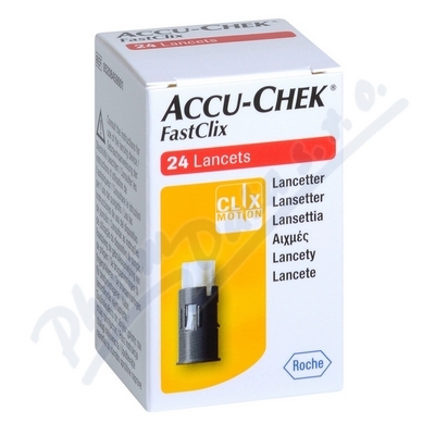 Accu Chek Fastclix lancets 24ks
