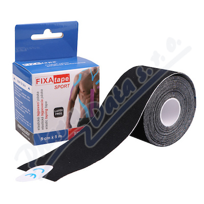 FIXAtape STANDARD sport tejp.páska 5cmx5m černá