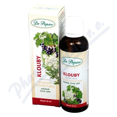 Dr.Popov Kapky bylinné Klouby 50ml