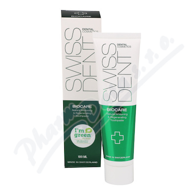 Swissdent BIOCARE zesvět.zub.pasta 100ml 19085