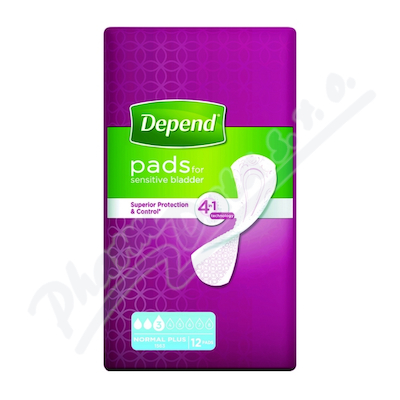 Depend Pads Normal plus inkont.vložky ženy 12ks