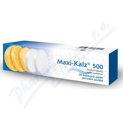 Maxi-Kalz 500mg tbl.eff.20