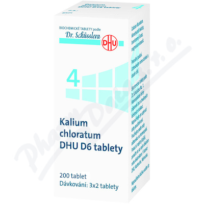 Kalium chloratum DHU D5-D30 tbl.nob.200
