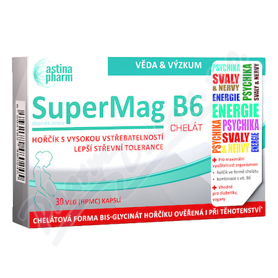 Astina SuperMag B6 CHELÁT cps.30