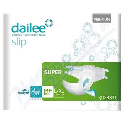 Dailee Slip Premium SUPER inko.kalhotky L/XL 28ks