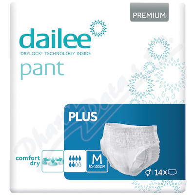 Dailee Pant Premium PLUS inko.kalhotky M 14ks