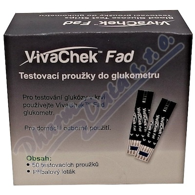 Proužky do glukometru VivaChek Fad 50ks
