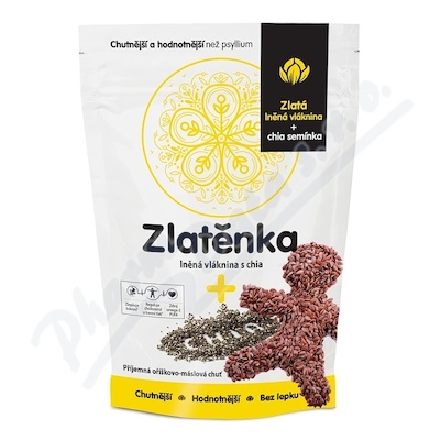 Zlatěnka lněná vláknina a chia 300g