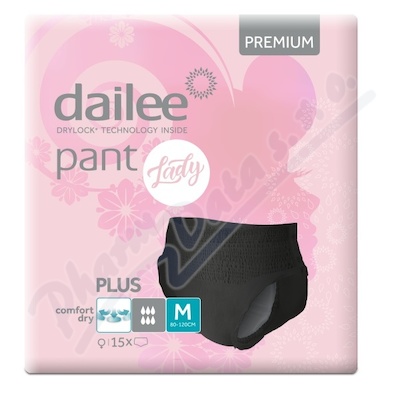 Dailee Pant Premium Lady Black PLUS inko.k. M 15ks