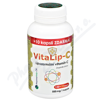 VitaLip-C - lipozomální vitamín C 120+10 kapslí