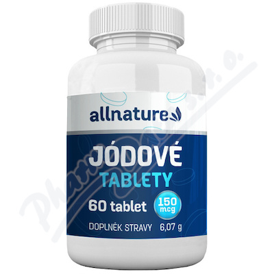 Allnature Jódové tablety tbl.60