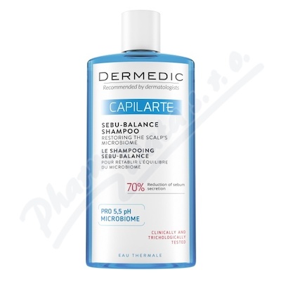 DERMEDIC Capilarte SB Šampon pro mast.vlasy 300ml