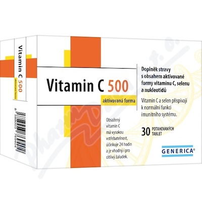 Vitamin C 500 aktivovaná forma tbl.30 Generica