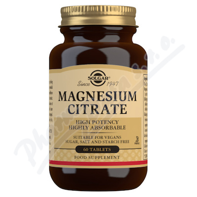 Solgar Magnesium Citrate 200mg tbl.60