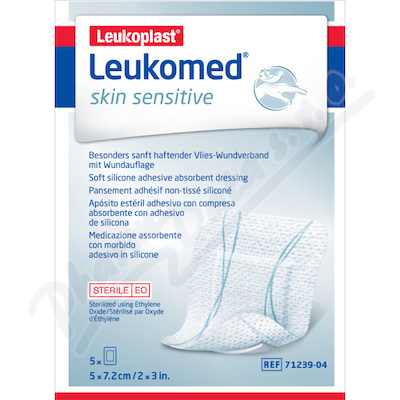 Leukomed Skin Sensitive 5x7.2cm 5ks netk.krytí