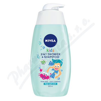 NIVEA Kids dětský sprch.gel 2v1 Boy 500ml 84588