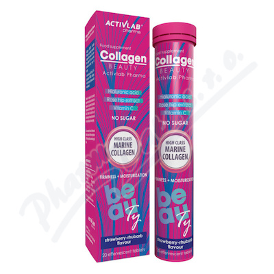 ActivLab Collagen Beauty jahoda/rebarb.šum.tbl.20