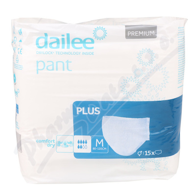 Dailee Pant Premium inkont.kalhotky Plus M 15ks