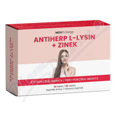 MOVit AntiHerp L-Lysin + Zinek tbl.30