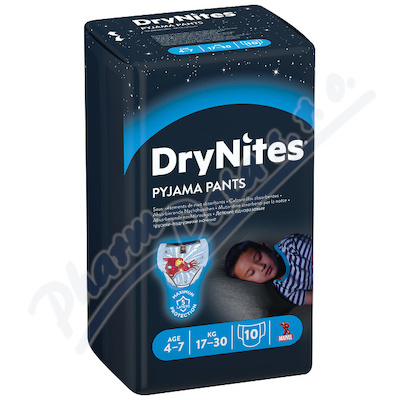 DryNites kalh.abs. pro chlapce 4-7let/17-30kg/10ks