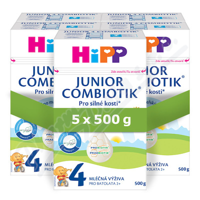 HiPP 4 Junior Combiotik mléčná výživa 5x500g