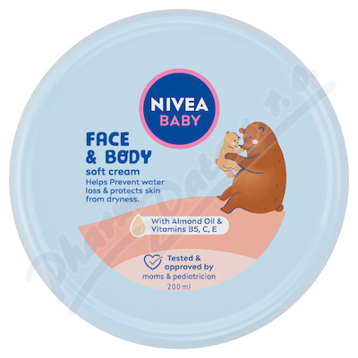 NIVEA Baby Face&Body hydratační krém 200ml 80529