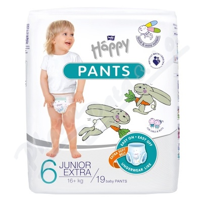 Happy Pants Junior Extra dětské pleny 16+kg 19ks