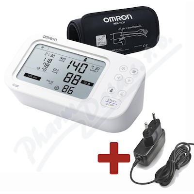 Tonometr digi.OMRON M6 Comfort pažní+zdroj