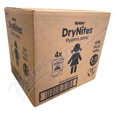 DryNites natah.kalhot.dívky 8-13let/30-48kg/4x13ks