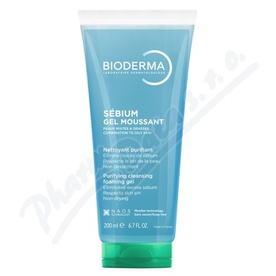 BIODERMA Sébium Gel moussant v tubě 200ml