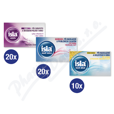Isla pastilky 20+20+10x2ks náplň do stojánku