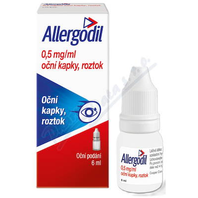 Allergodil 0.5mg/ml opht.gtt.sol.1x6ml