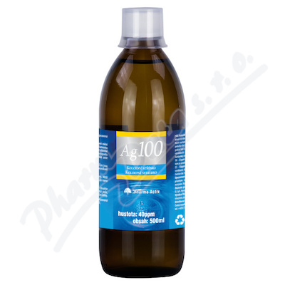 Koloidní stříbro Ag100 40ppm 500ml
