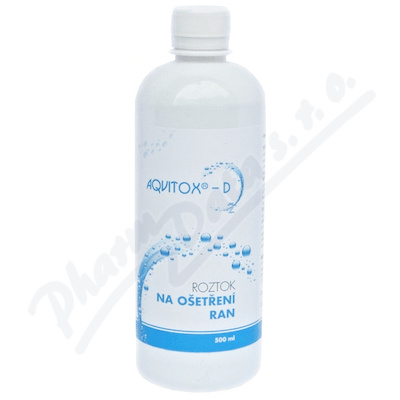 AQVITOX D roztok na ošetření ran 500ml