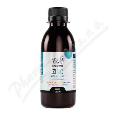 Adelle Davis Lipozomální zinek+vit.C 200ml