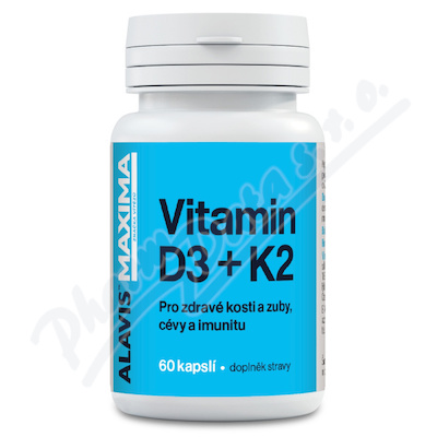 ALAVIS MAXIMA Vitamin D3+K2 cps.60