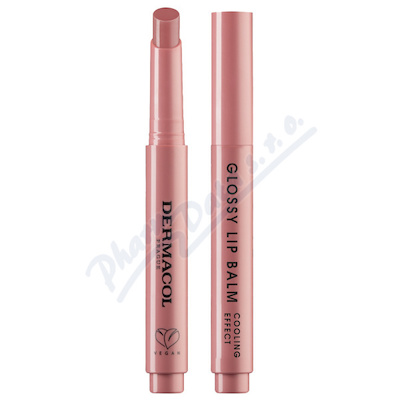 Dermacol Glossy Lip Balm Cool.Effec.Vanill.01 1.8g