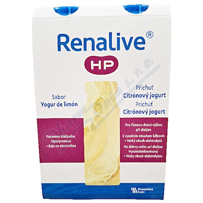 Renalive HP citrónový jogurt por.sol.4x200ml