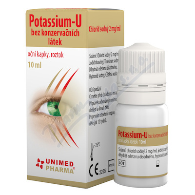Potassium-U oční kapky 10ml