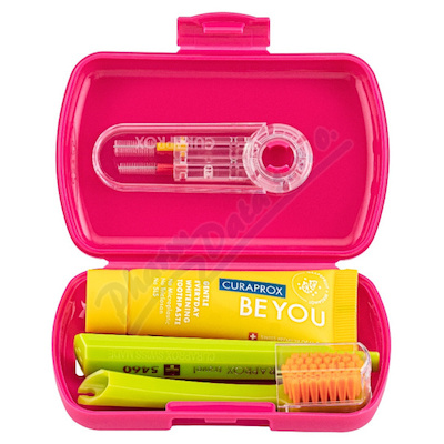 CURAPROX Travel set červený new