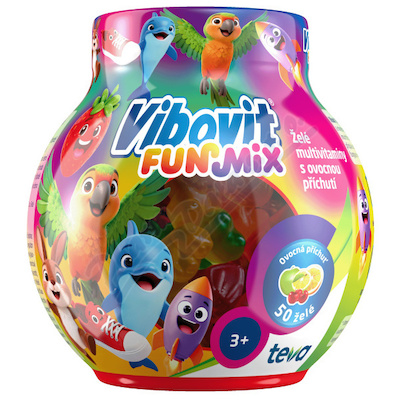 Vibovit FunMix želé bonbóny multivitamíny 50ks