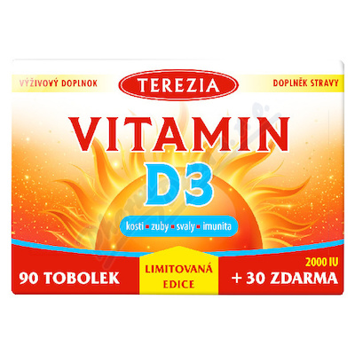 TEREZIA Vitamin D3 2000 IU tob.90+30
