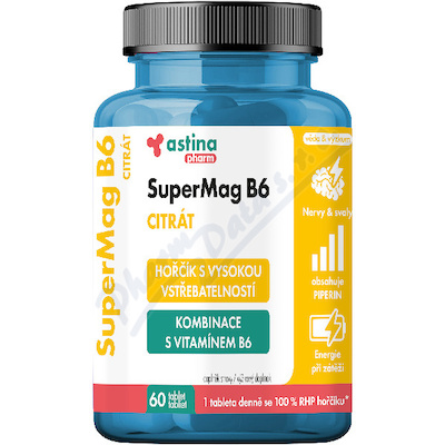 Astina SuperMag B6 citrát tbl.60