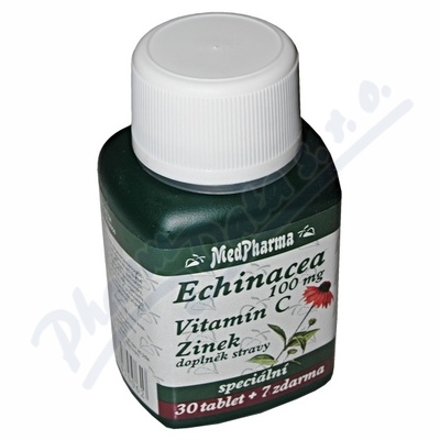 MedPharma Echinacea 100mg+vit.C+zinek tbl.37
