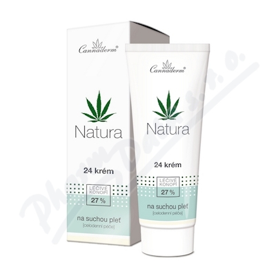 Cannaderm Natura 24 krém na suchou pleť 75g