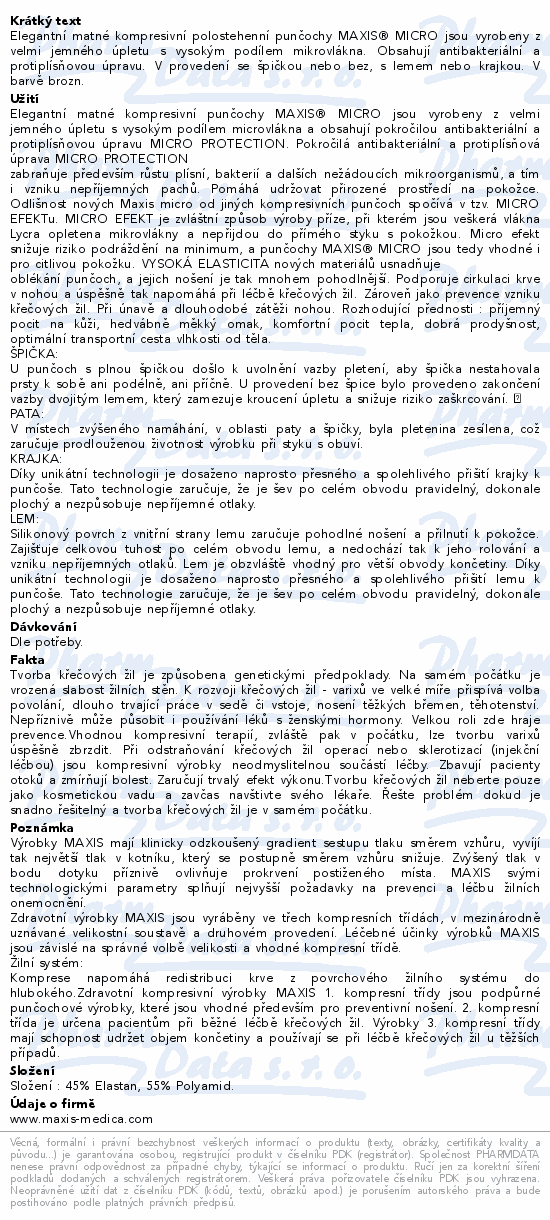 Maxis MICRO polost.punč.vel.3K kraj.bronz se šp.