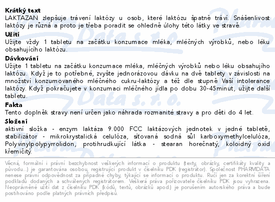 Laktazan extra 9000 FCC tbl.32